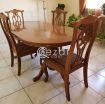 Wooden Dining Table with 4 chairs - urgent sale photo 1