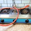 Sanford triple burner auto ignition Gas Stove photo 4
