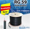 coaxial cable RG 59 with power photo 1