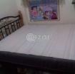 Ikea King size Mattress with bed frame photo 1
