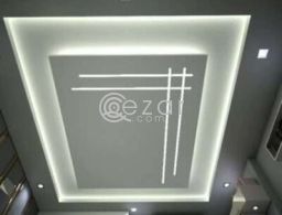 Gypsum board decor,partition,wall moulding work etc.70245680 in Qatar