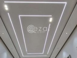 Gypsum board decor,partition,wall moulding work etc.70245680 in Qatar