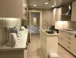 For rent fully furnished 3 bedroom + maid in the pearl for rent in Qatar