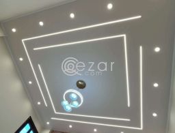 Gypsum board decor,partition,wall moulding work etc.70245680 in Qatar