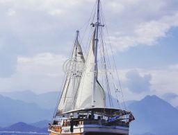 Turkish yacht in Qatar