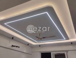 Gypsum board decor,partition,wall moulding work etc.70245680 in Qatar