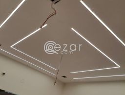 Gypsum board decor,partition,wall moulding work etc.70245680 in Qatar