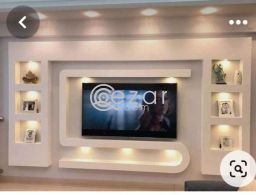 Gypsum board decor,partition,wall moulding work etc.70245680 in Qatar