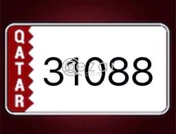 5 digits car plate number 31088 in Qatar