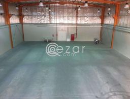 Approved warehouses with office on mezzanine | Street 39 for rent in Qatar