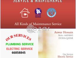 PLUMBING ELECTRIC SATELLITE ALL MAINTENANCE SERVICE in Qatar