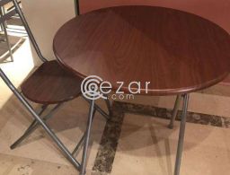 Table and chair for sale in Qatar