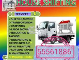 SHIFTING MOVING PACKING CARPENTRY SERVICES ANY TIME ANY PLACE IF YOU NEED CALL 55561886 in Qatar