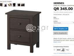 2 no of Ikea HEMNES chest for sale للبيع في قطر
