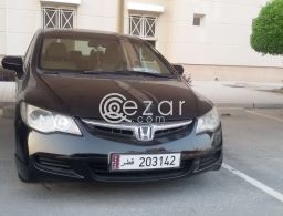 Black Honda Civic 2008 for sale good condition in Qatar