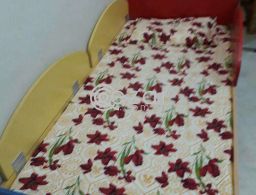 Urgent children bed with mattress for sale.. Very clean for sale in Qatar