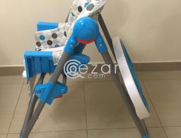 Best Offer Baby High chair ( Highchair ) and Baby Diaper Changing table with Baby Tub in Qatar