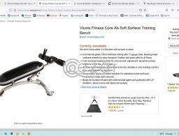 Vicore ab workout bench in Qatar