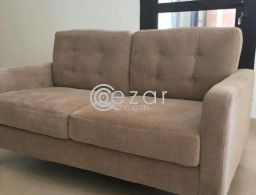 Beige 2 seater sofa for sale in Qatar
