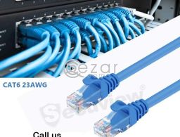 Cat6 23AWG patch cord full copper. in Qatar