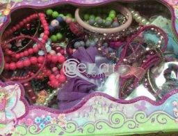 Jewelry box full of jewelry kids toys in Qatar