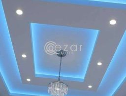 Gypsum board decor,partition,wall moulding,Grc & Paint work etc.70245680 in Qatar