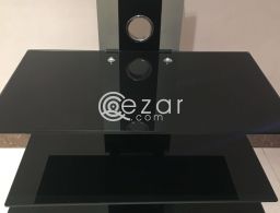 Glass tv stand for sale in Qatar