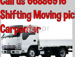 Shifting moving pickup carpenter call:66886916 in Qatar