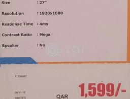 New Samsung 27 Gaming Monitor in Qatar