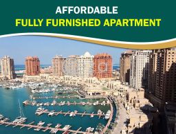 Affordable Fully Furnished Apartment with Marina View for rent in Qatar