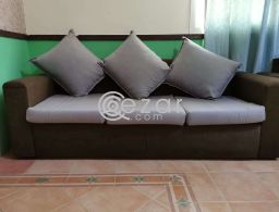 Three seater sofa MUST GO ASAP for sale in Qatar