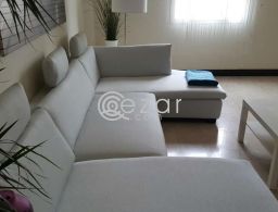 Double L sofa like new for sale in Qatar