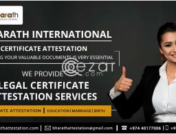 QATAR CERTIFICATE ATTESTATION SERVICES in Qatar