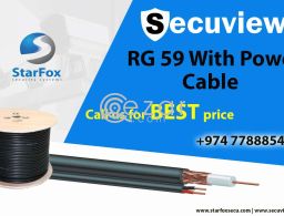 secuview cctv coaxial cable with power in Qatar
