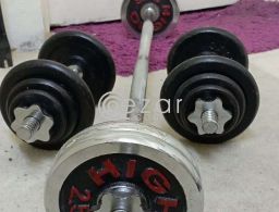 8KGs 2 pice dumble and 10 kg big one in Qatar