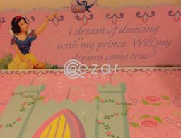 Disney Princesses wooden toy storage box and seat in Qatar