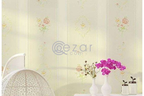 تركيب. ورق الجدران. wallpaper sale & install & repairing photo 6