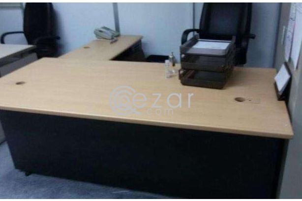Office table and big trolley for sale photo 2