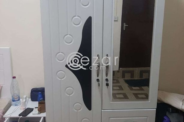 IKEA double door wardrobe and side table for FREE photo 1