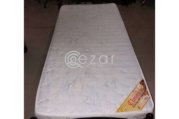 Single Bed frame with medical mattress photo 3