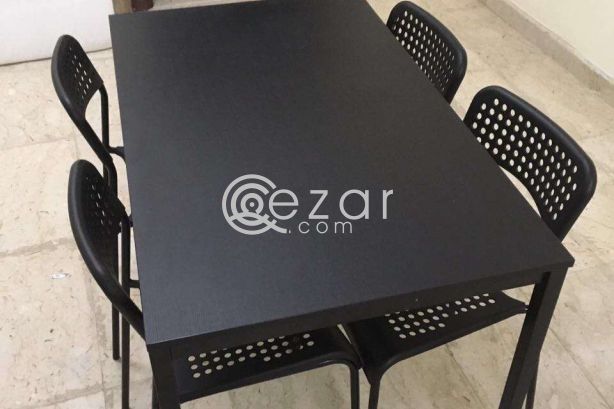 Dining table 4 chairs photo 3