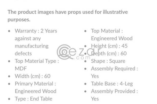 Coffee table and End table photo 4
