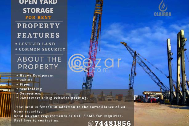 Secure Open Yard Storage Rent photo %index%