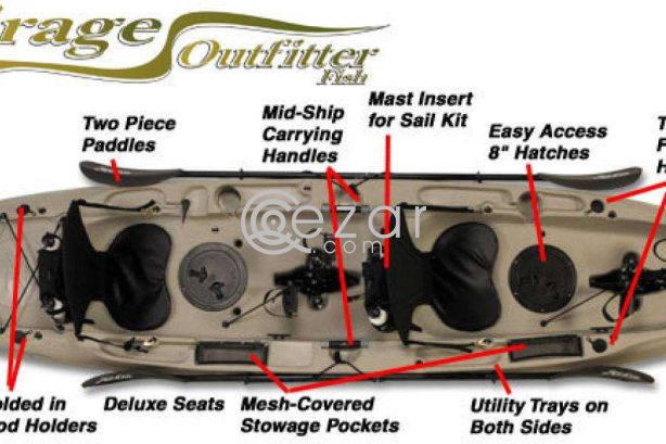 Kayak mirage outfitter the only one in Middle East photo 2