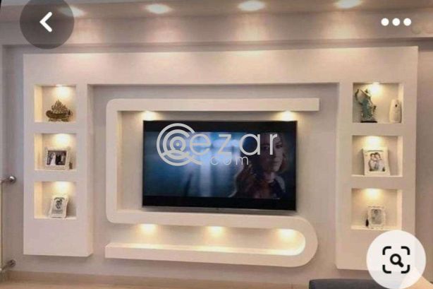 Gypsum board decor,partition,wall moulding work etc.70245680 photo 1