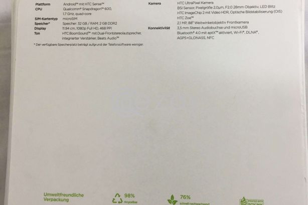 HTC ONE M7 SILVER COLOR 32GB photo 4