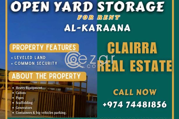 Secure Open Yard Storage Rent photo %index%