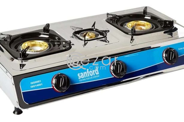 Sanford triple burner auto ignition Gas Stove photo 1