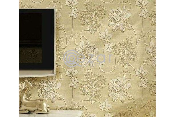 تركيب. ورق الجدران. wallpaper sale & install & repairing photo 5