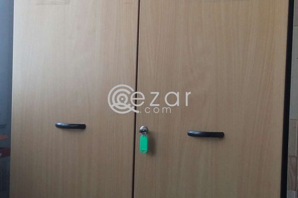 Very good quality cupboard, side table with roller photo 1